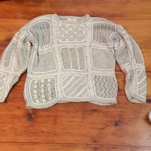 Hand knit vintage Express sweater